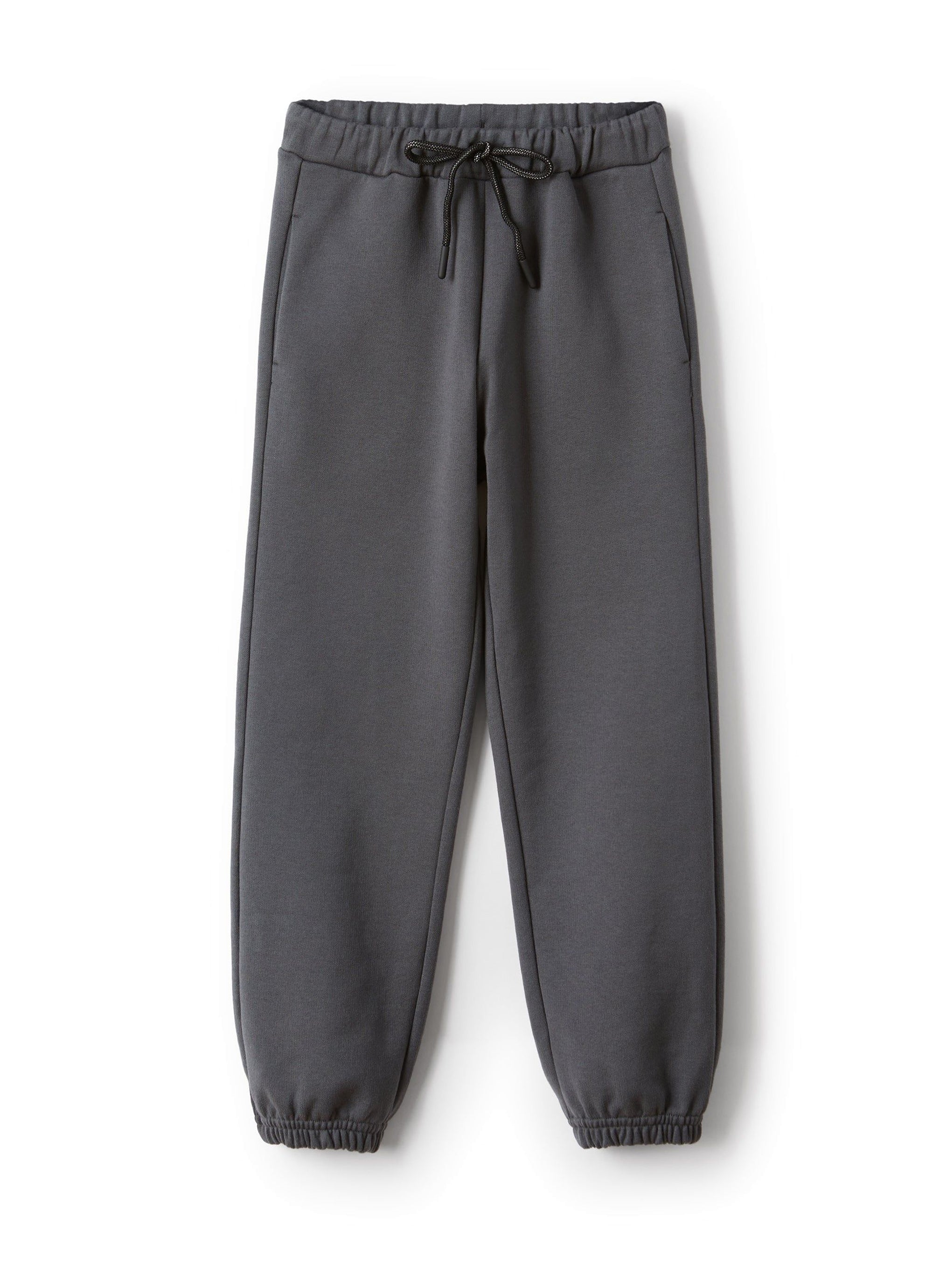 Brushed fleece jogging suit - Grigio Ardesia