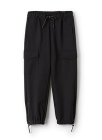 Sensitive fabric cargo trousers - Nero