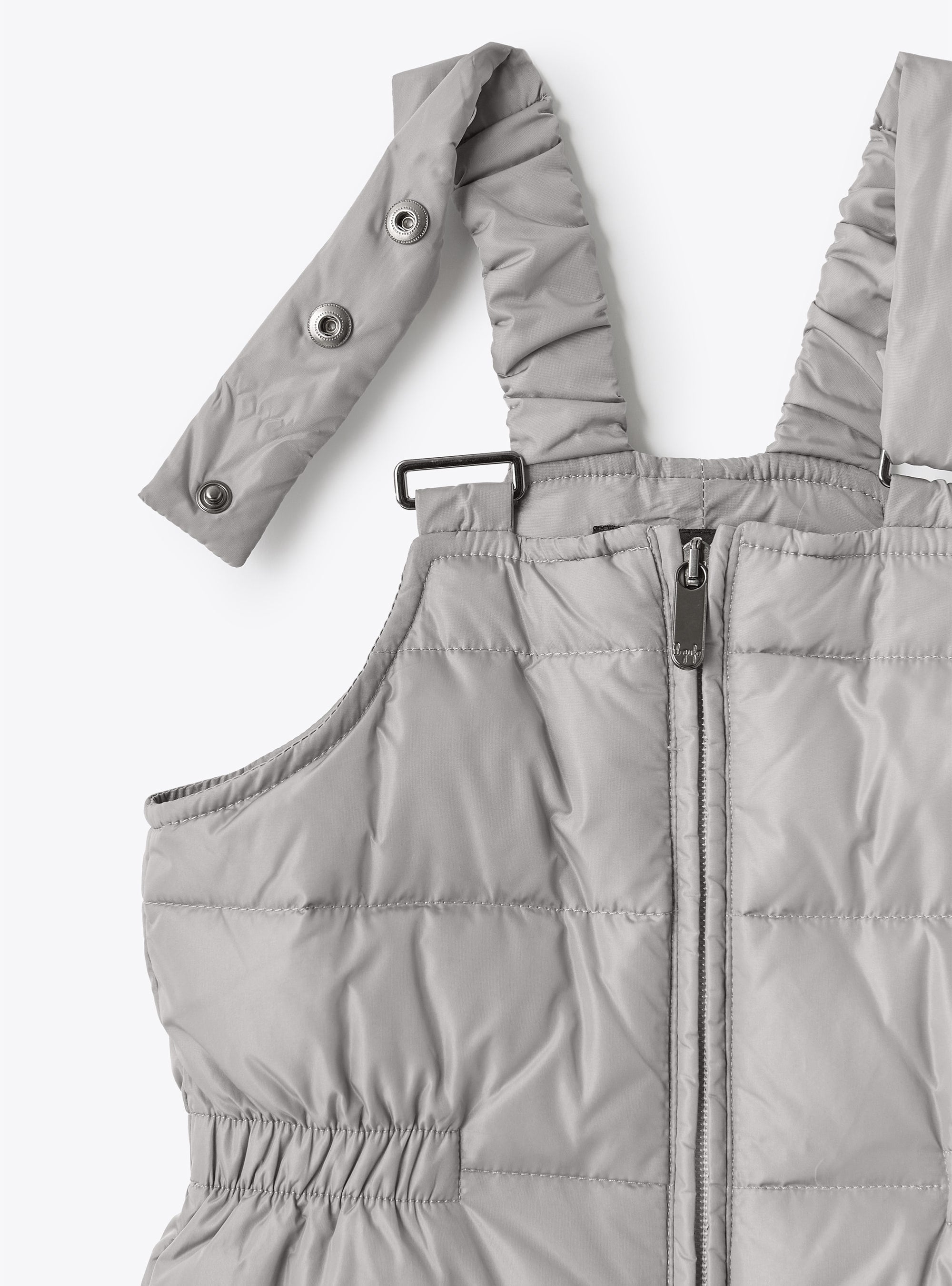 Down overalls - Stone Grey