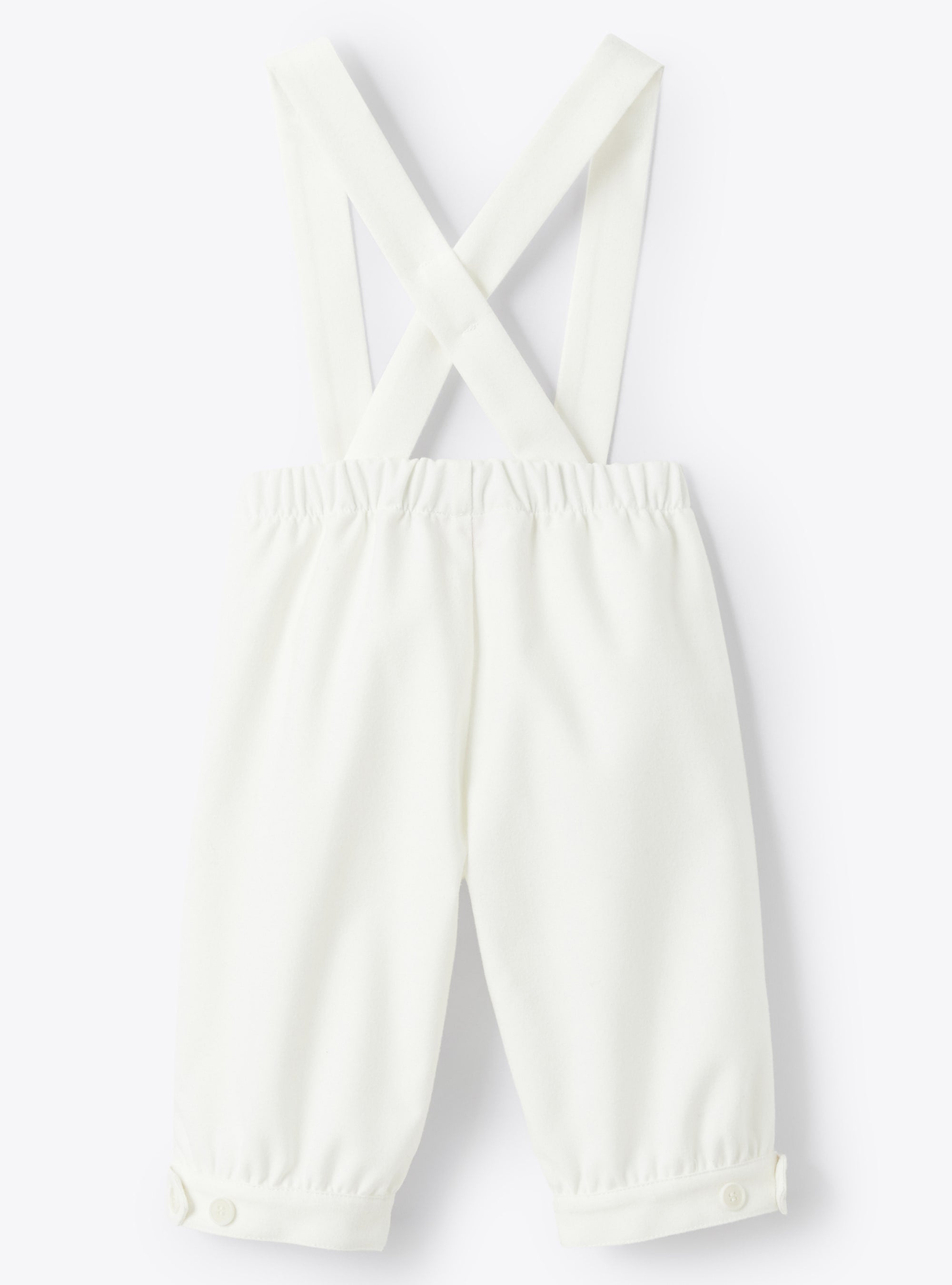 Overalls with removable braces - Milk