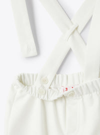 Overalls with removable braces - Milk