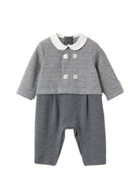 Herringbone jumpsuit - Granito