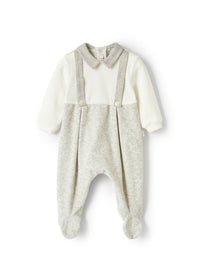 Pyjamas with straps - Bianco & Nuvola