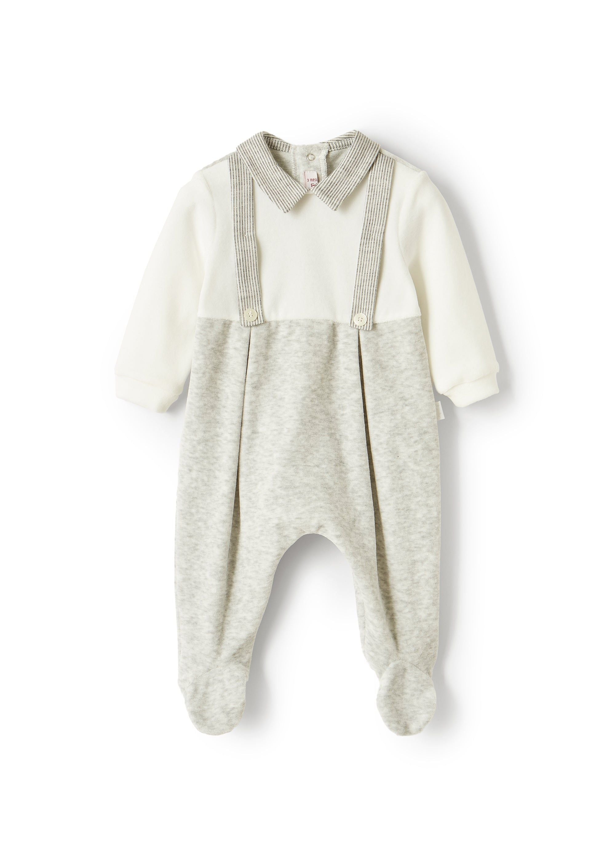 Pyjamas with straps - Bianco & Nuvola