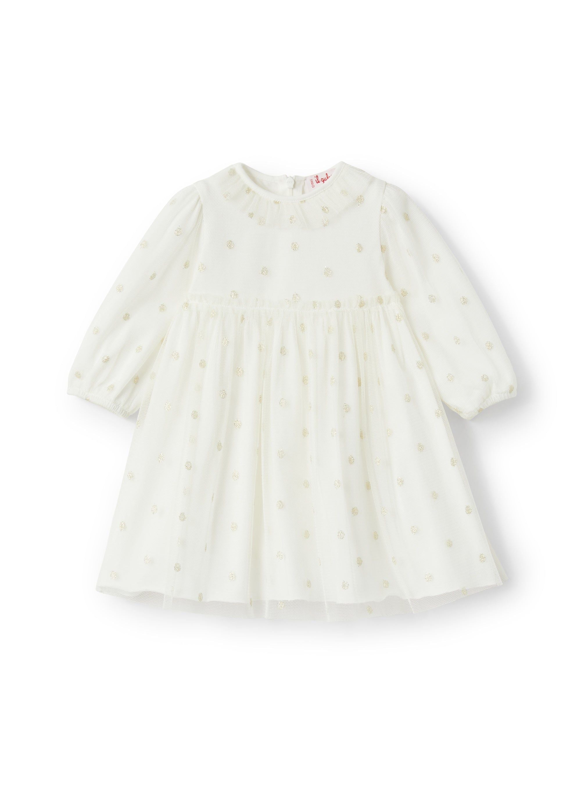 Spot tulle dress - Oro
