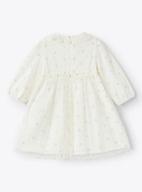 Spot tulle dress - Oro