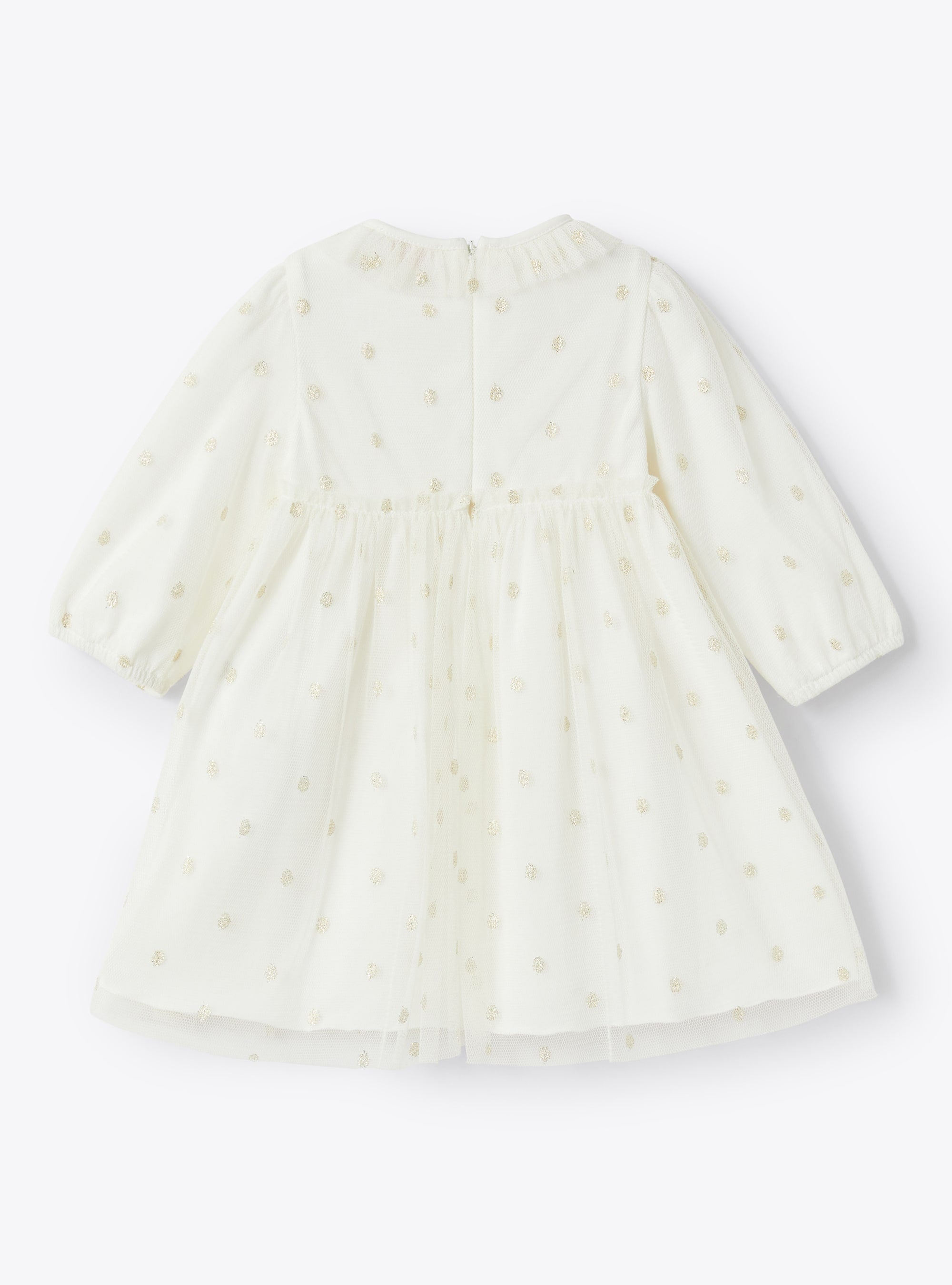 Spot tulle dress - Oro