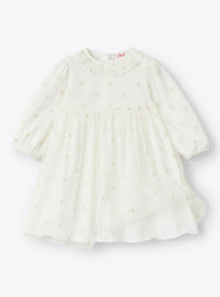 Spot tulle dress - Oro
