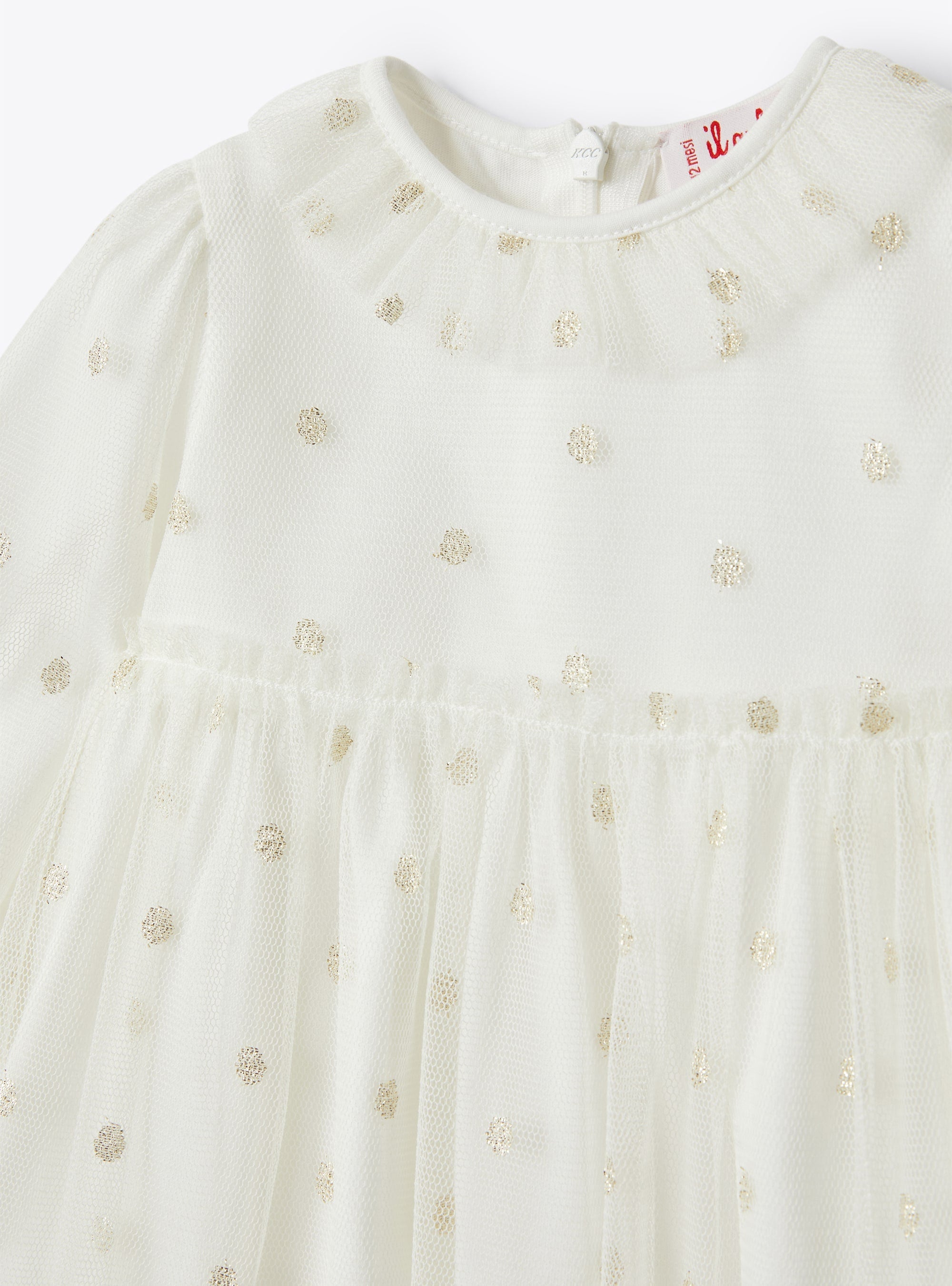 Spot tulle dress - Oro