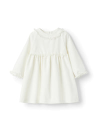 Dress with embroidery - Latte