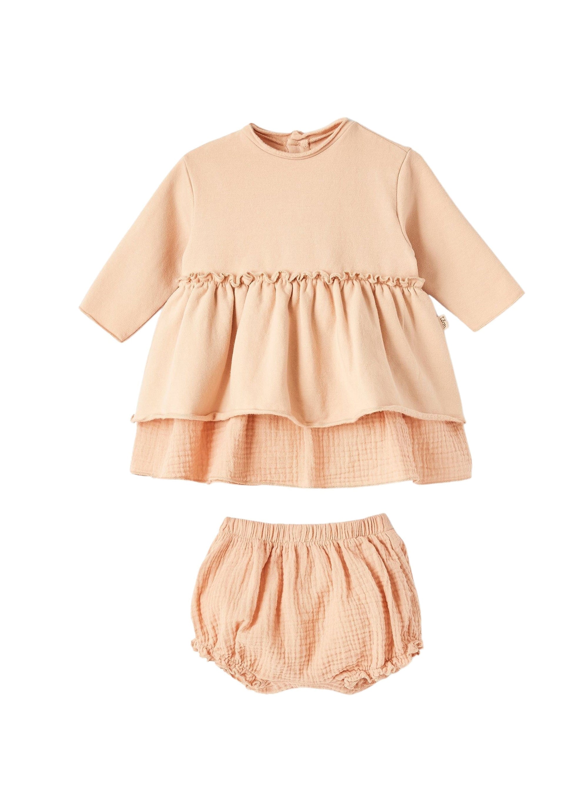 Two-piece set with ruffles - Frappe