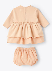 Two-piece set with ruffles - Frappe