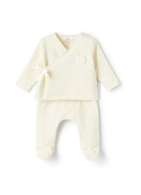 Plush two-piece set - Cream