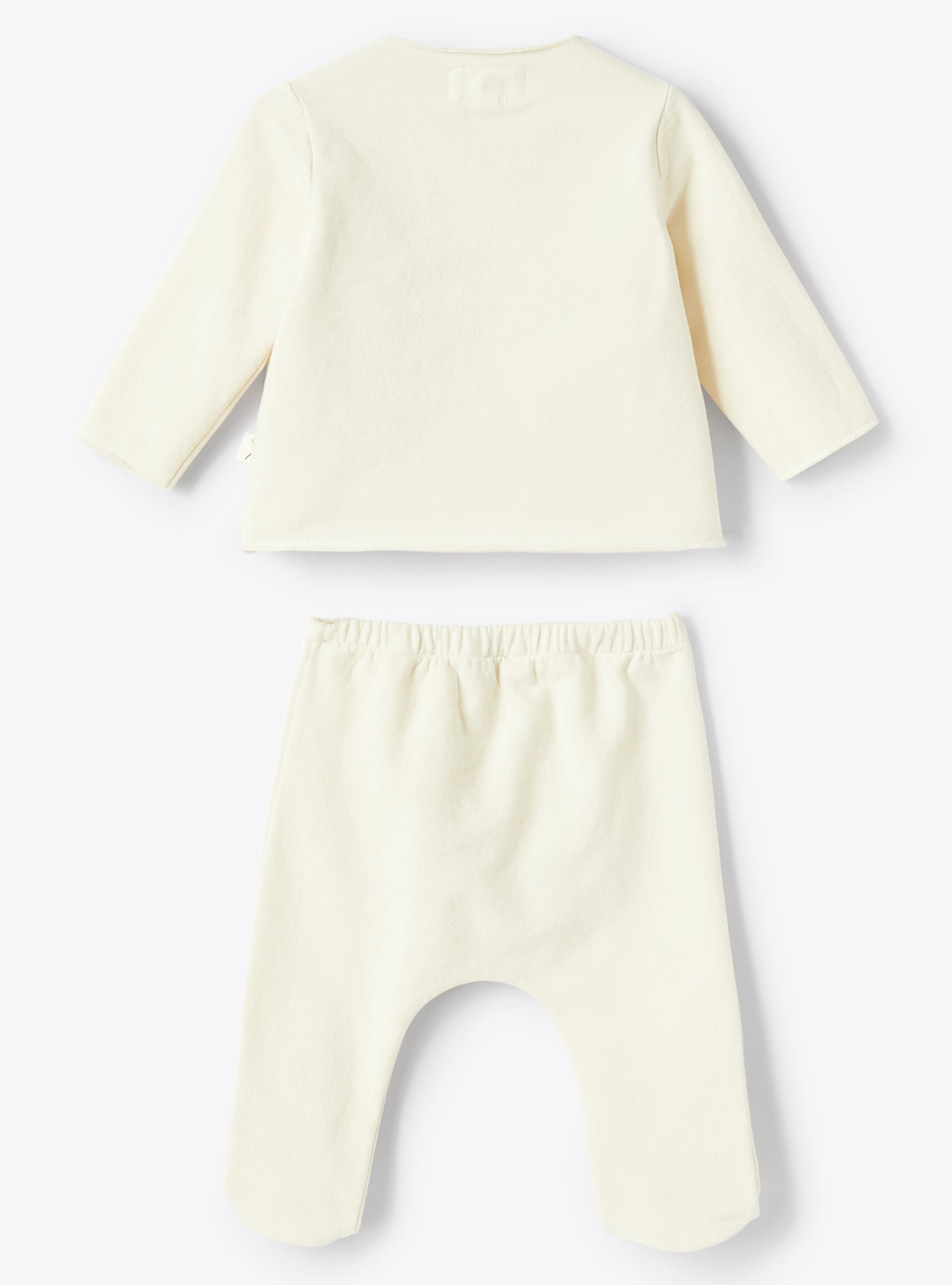 Plush two-piece set - Cream