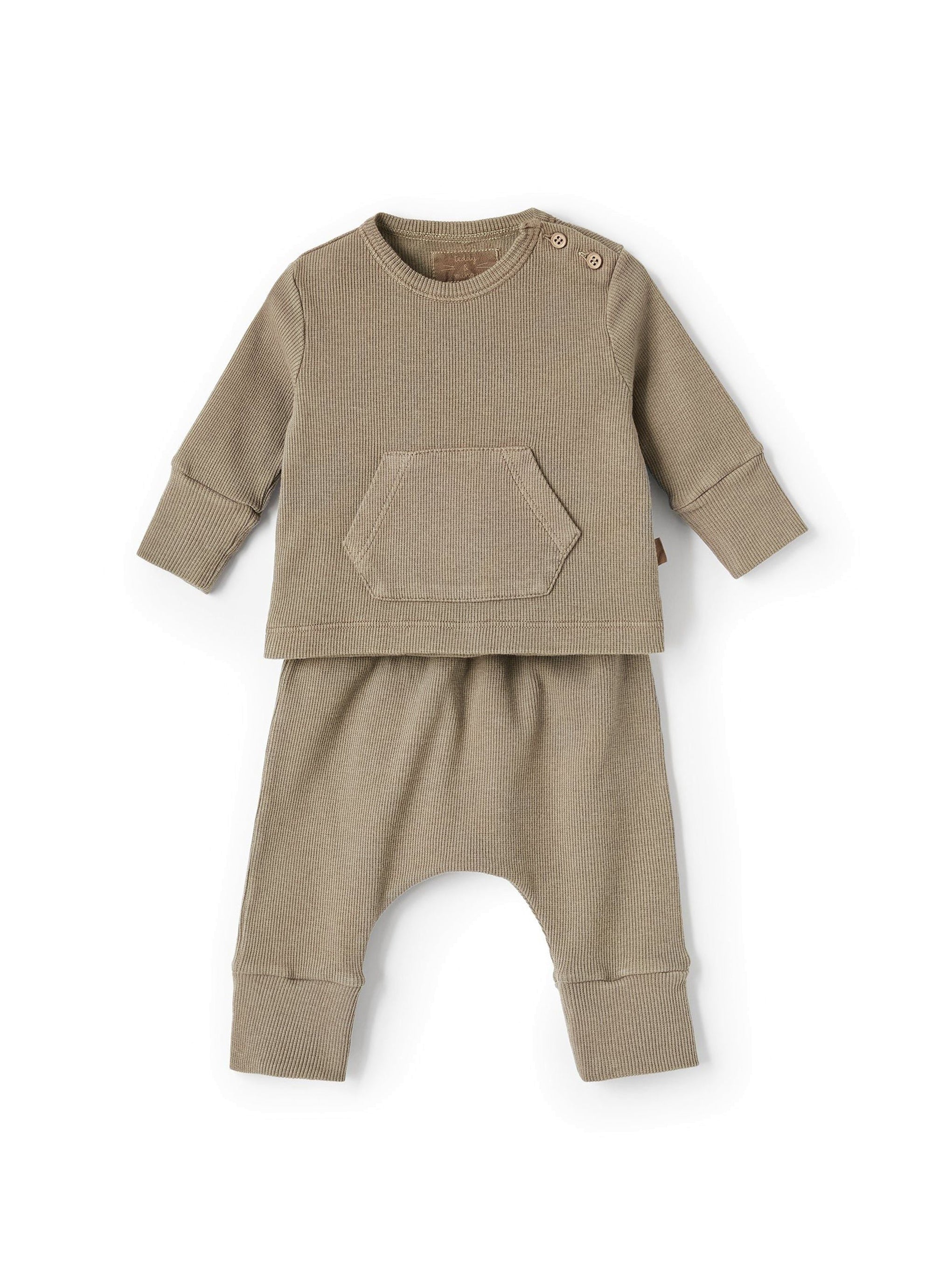 Two-piece pocket set - Cacao