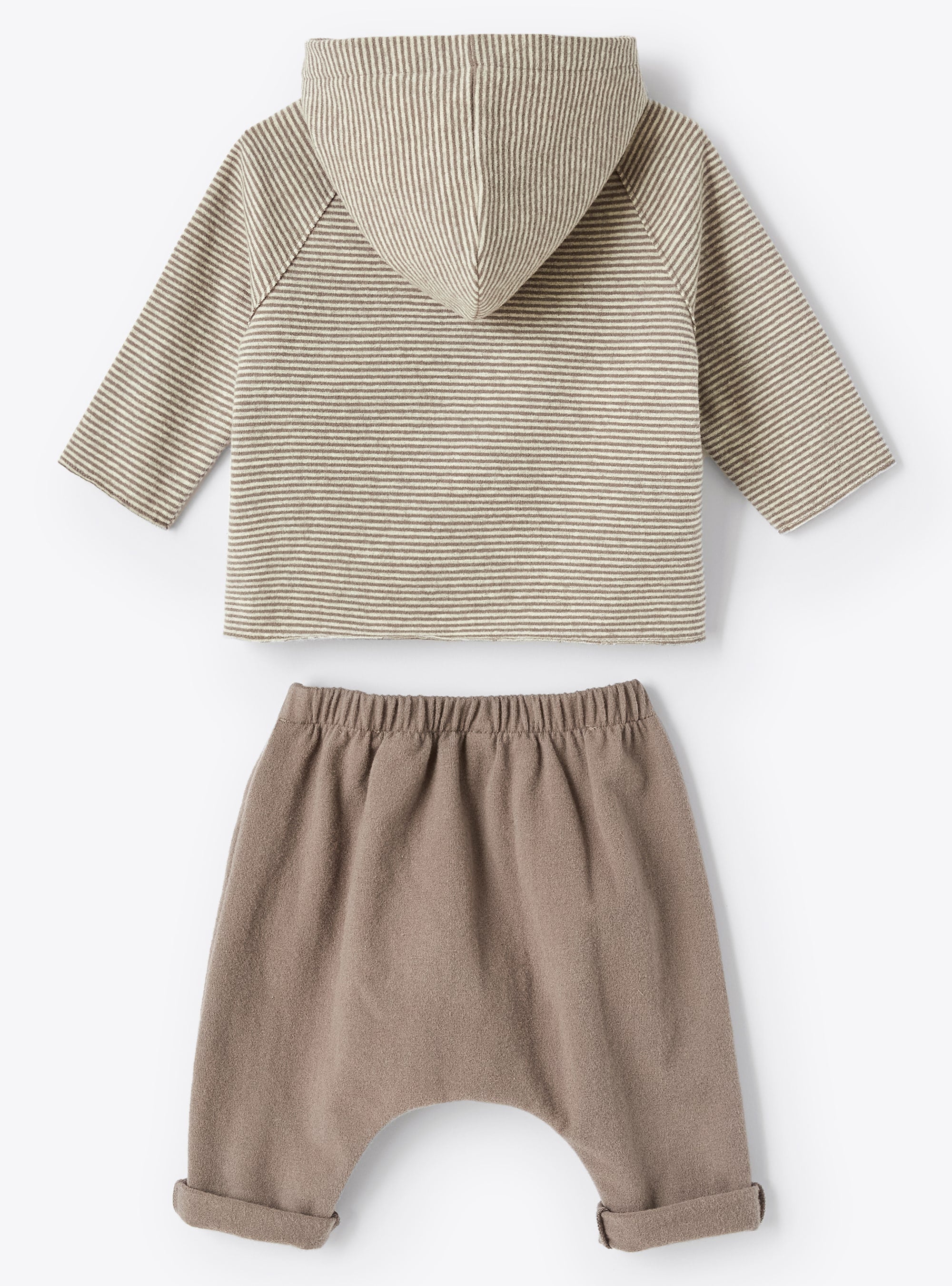 Striped jacket and shorts - Cacao & Cacao