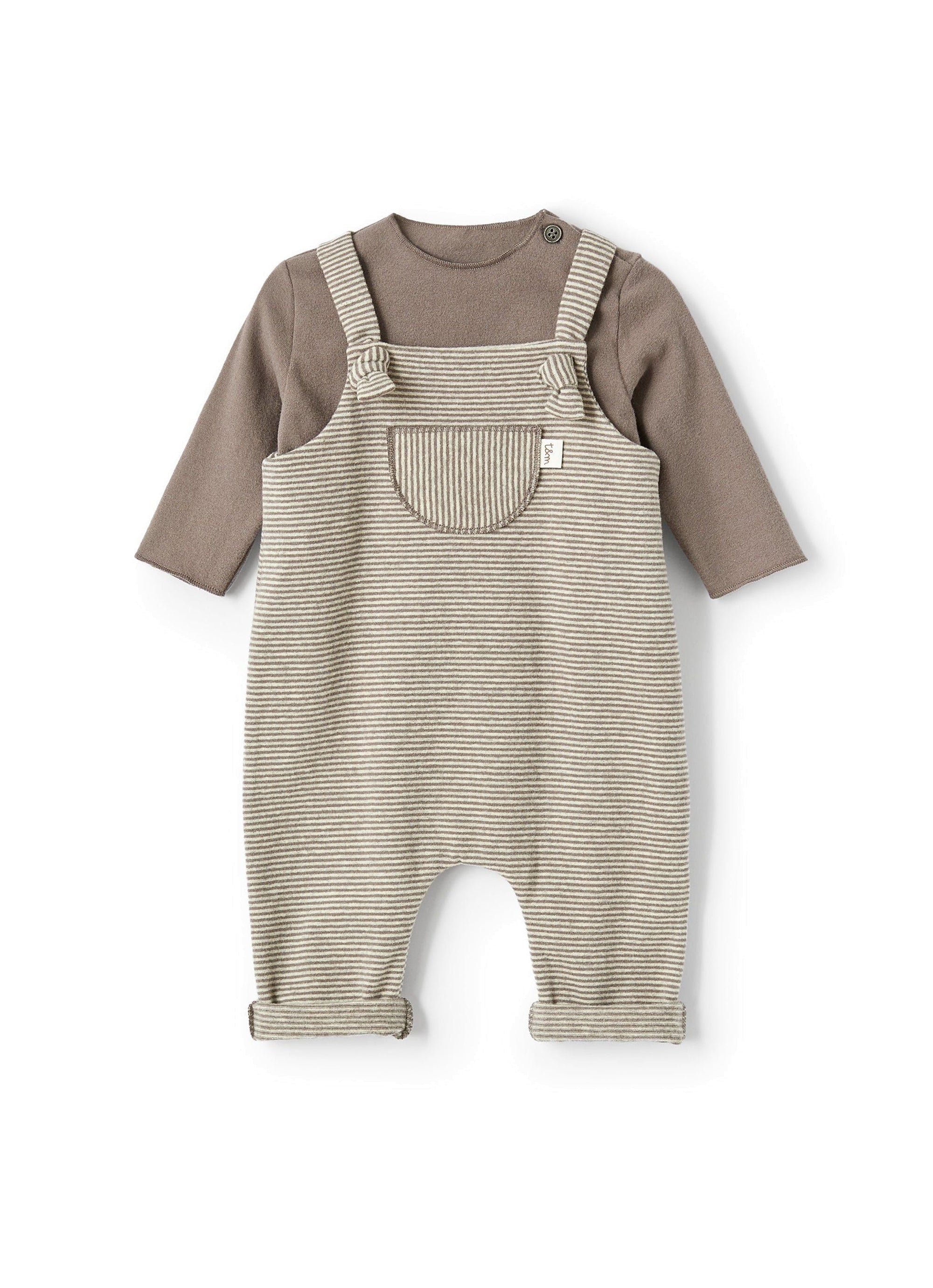 Striped overalls - Caco & Cacao