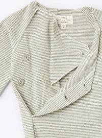 Striped button pyjamas - Panna