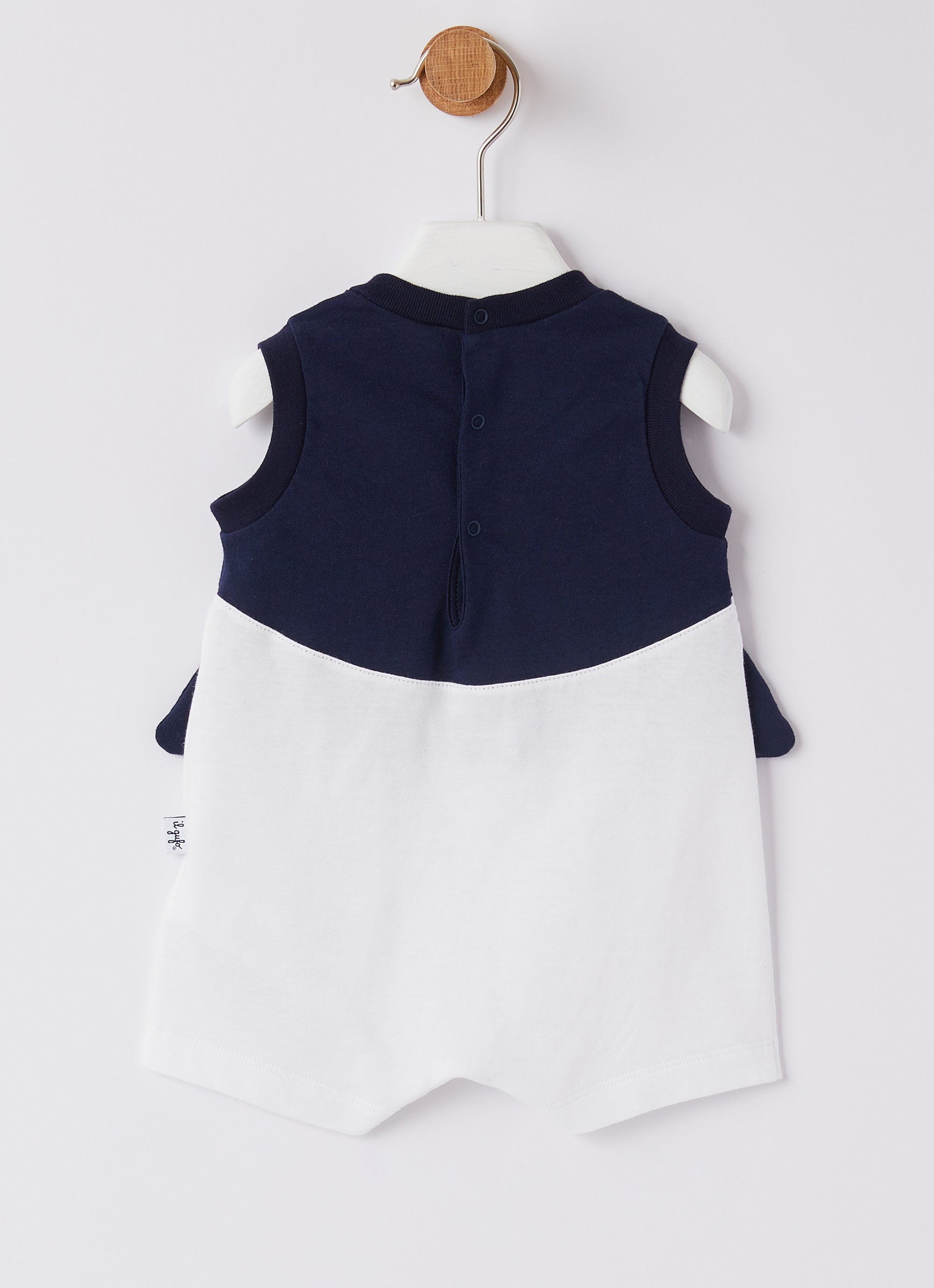 Short sleeveless jumpsuit - Blue