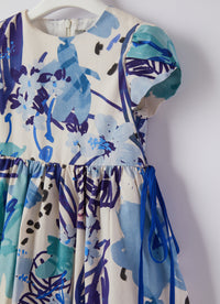 Short-sleeved dress with pattern - Oceano