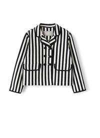 Romanite double-breasted jacket - Black