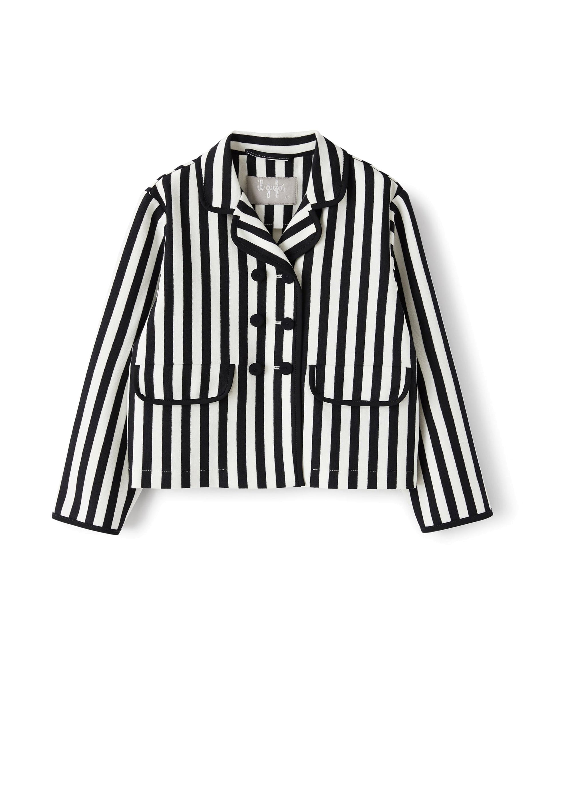 Romanite double-breasted jacket - Black