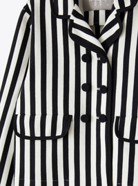 Romanite double-breasted jacket - Black