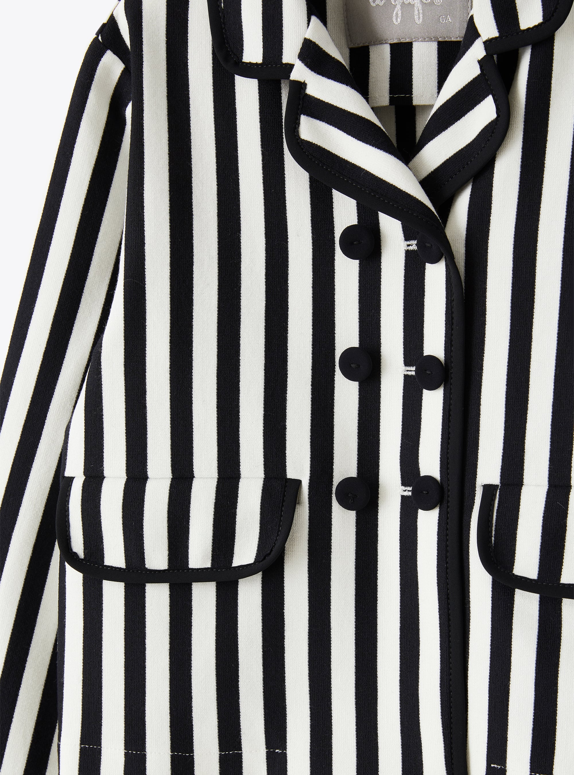Romanite double-breasted jacket - Black