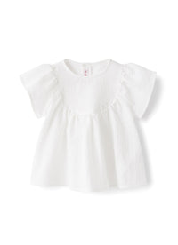 Textured top - Snow White