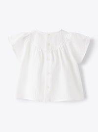 Textured top - Snow White