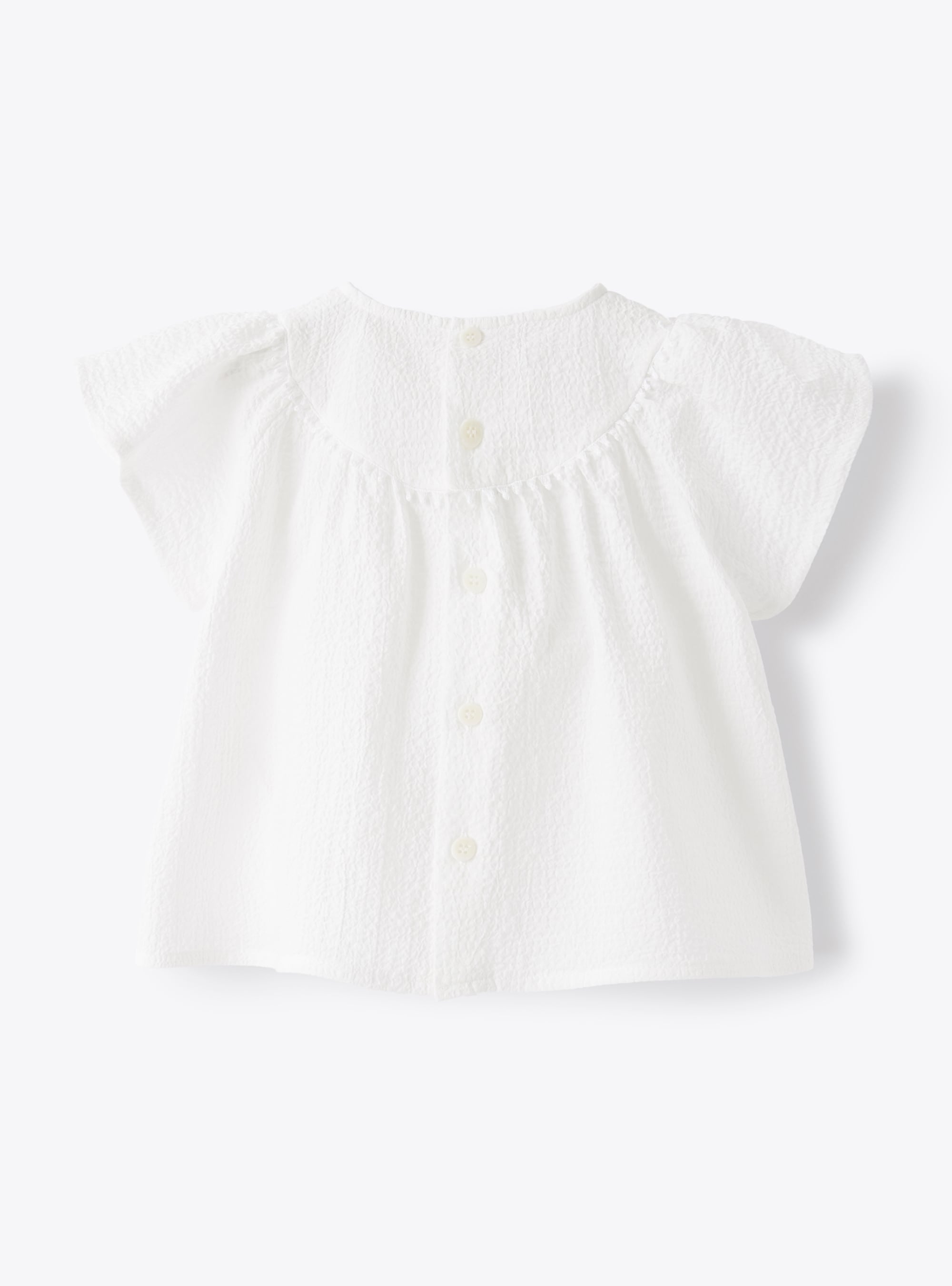 Textured top - Snow White