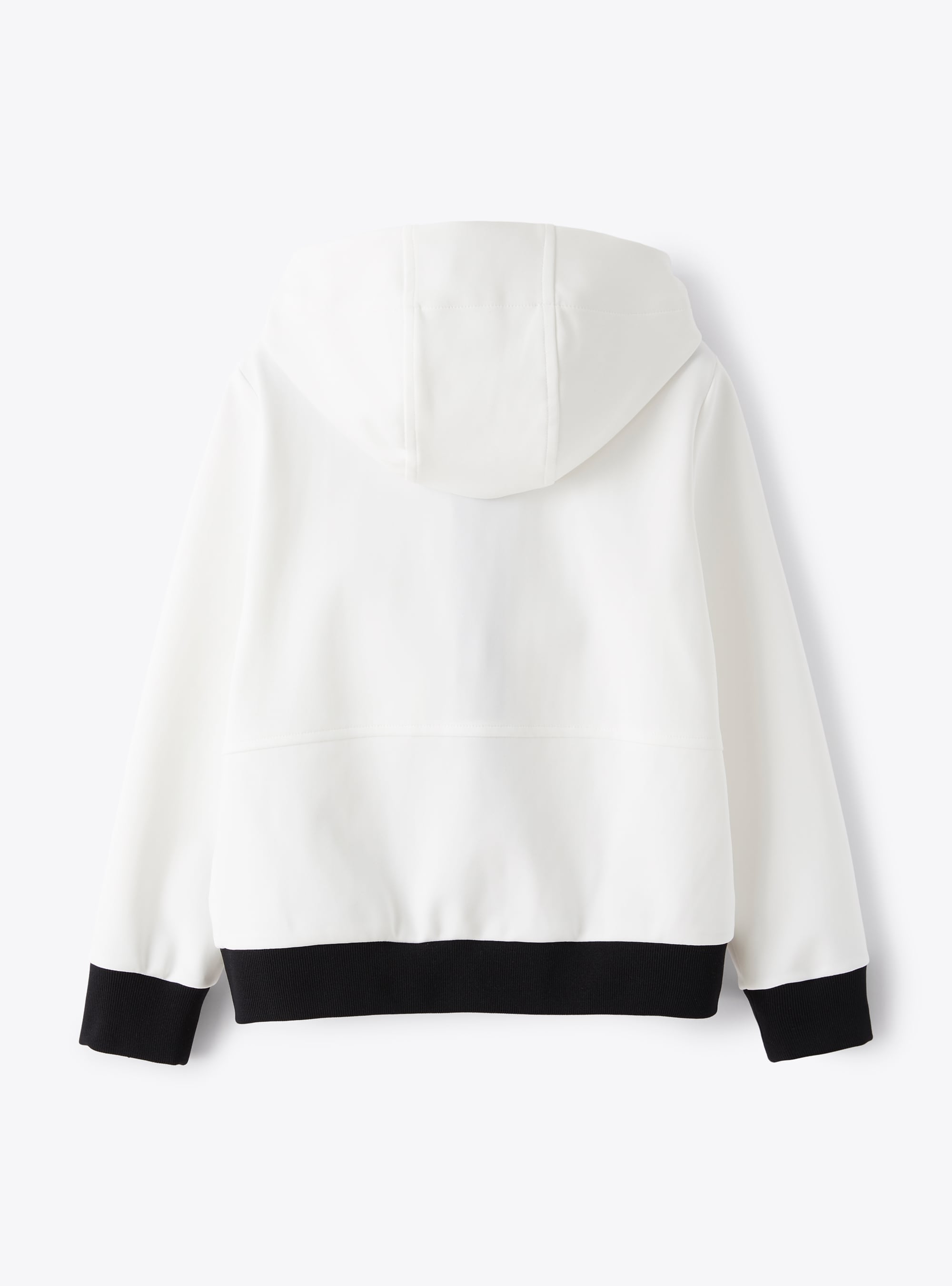 Hooded tracksuit jacket - Milk