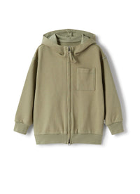 Cycling print hoodie - Green Oregano & Green