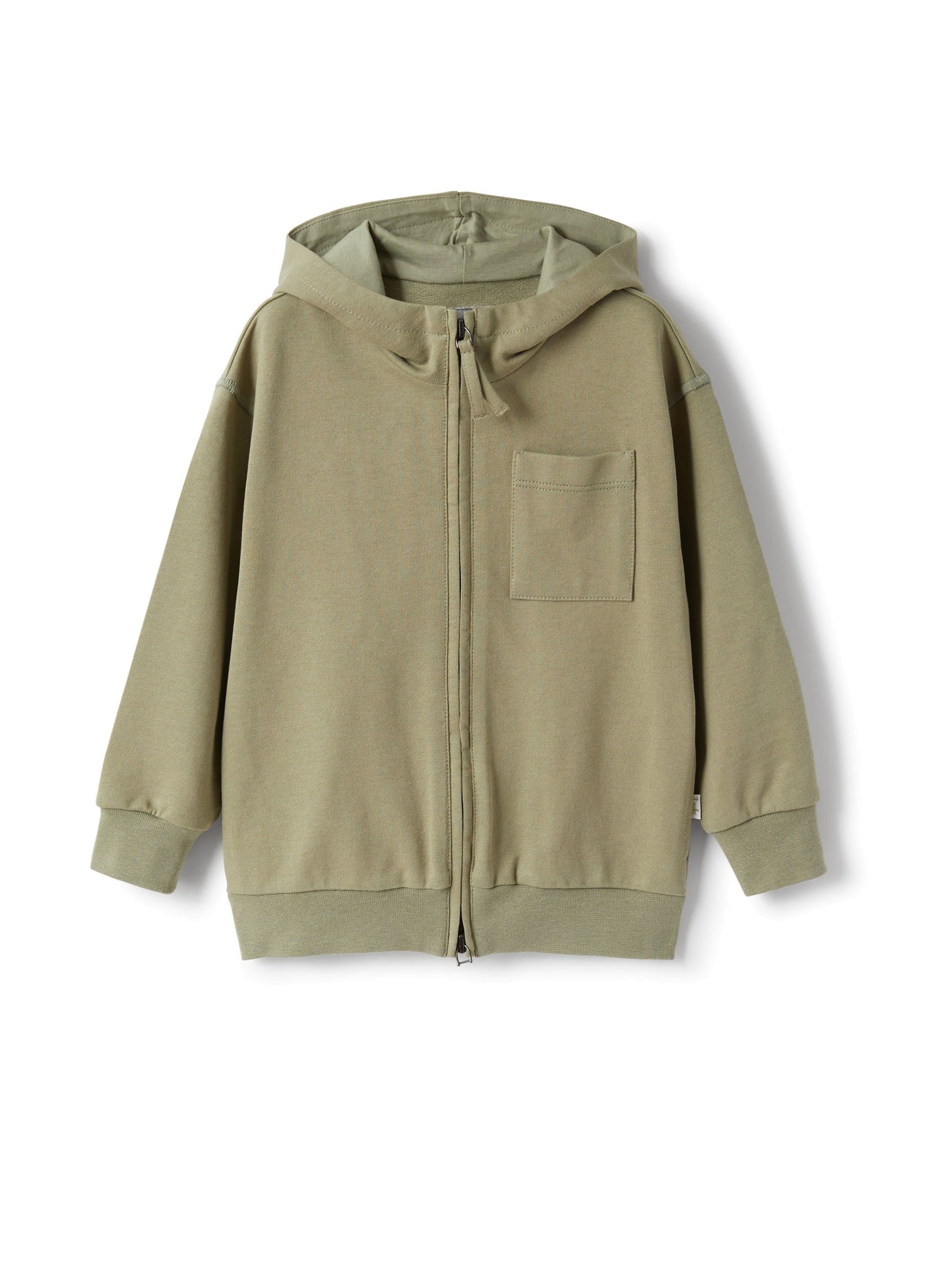 Cycling print hoodie - Green Oregano & Green