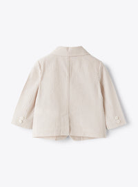Crepe blazer - Dark Beige