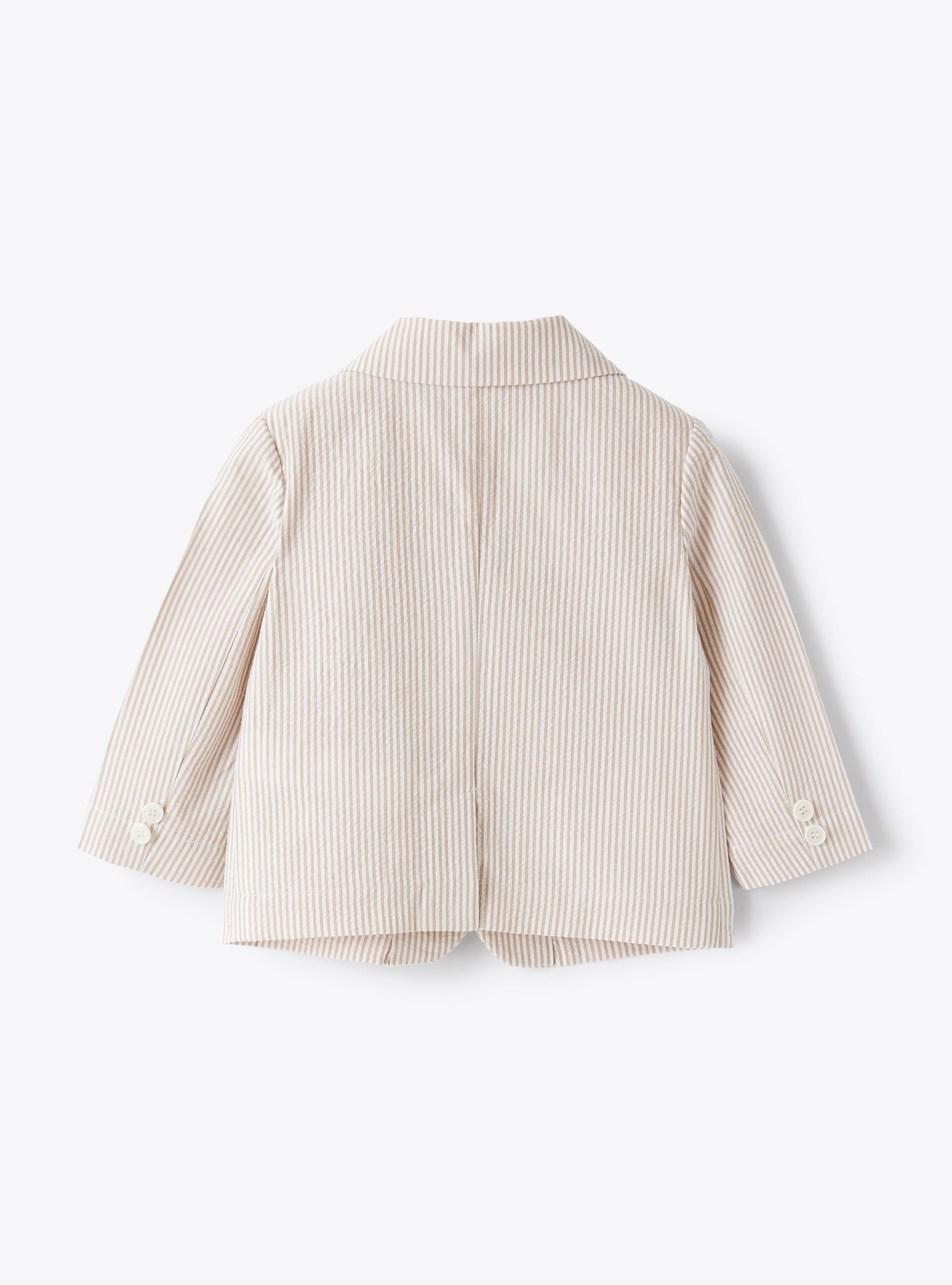 Crepe blazer - Dark Beige