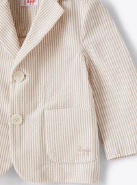 Crepe blazer - Dark Beige