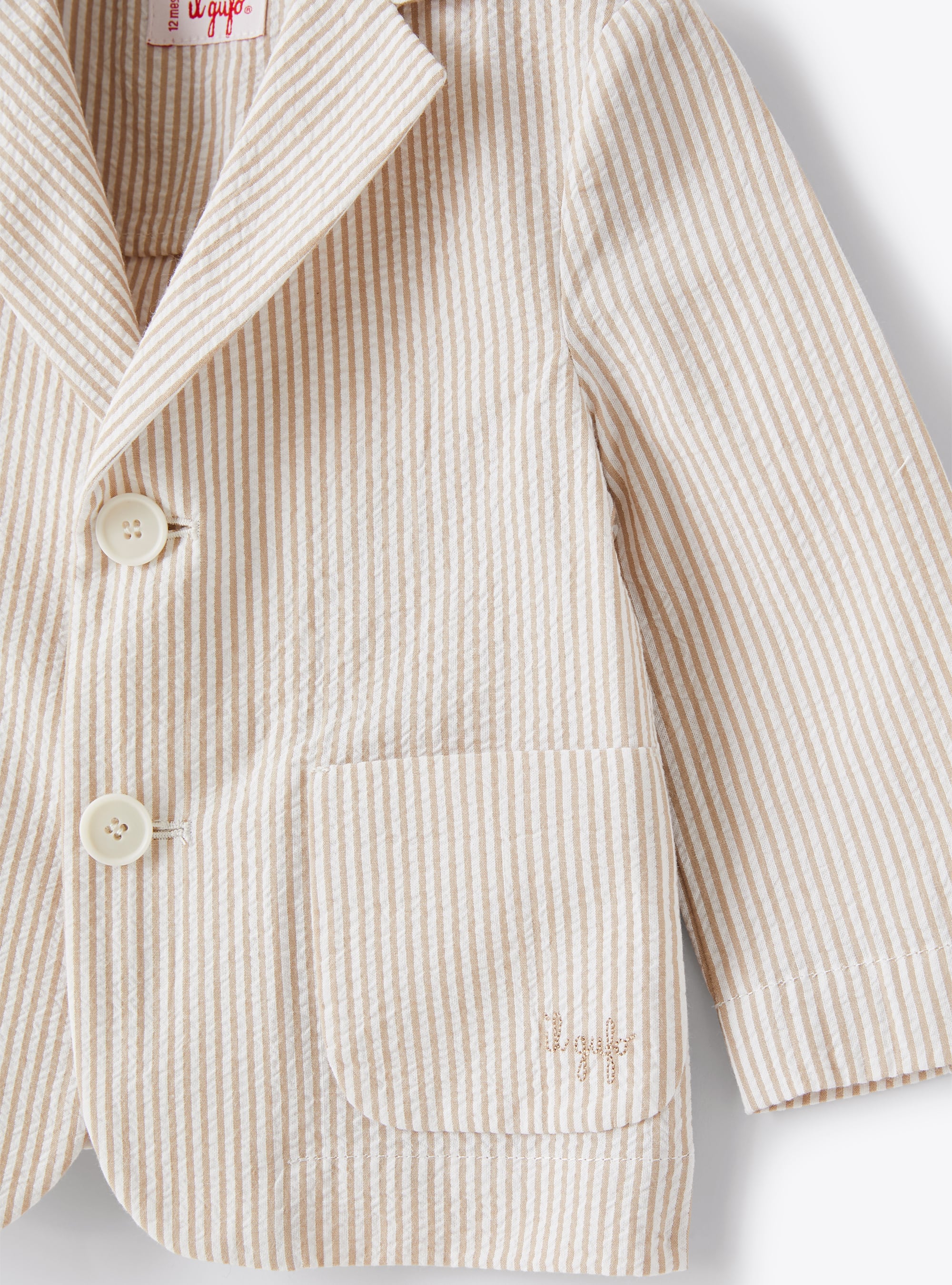 Crepe blazer - Dark Beige