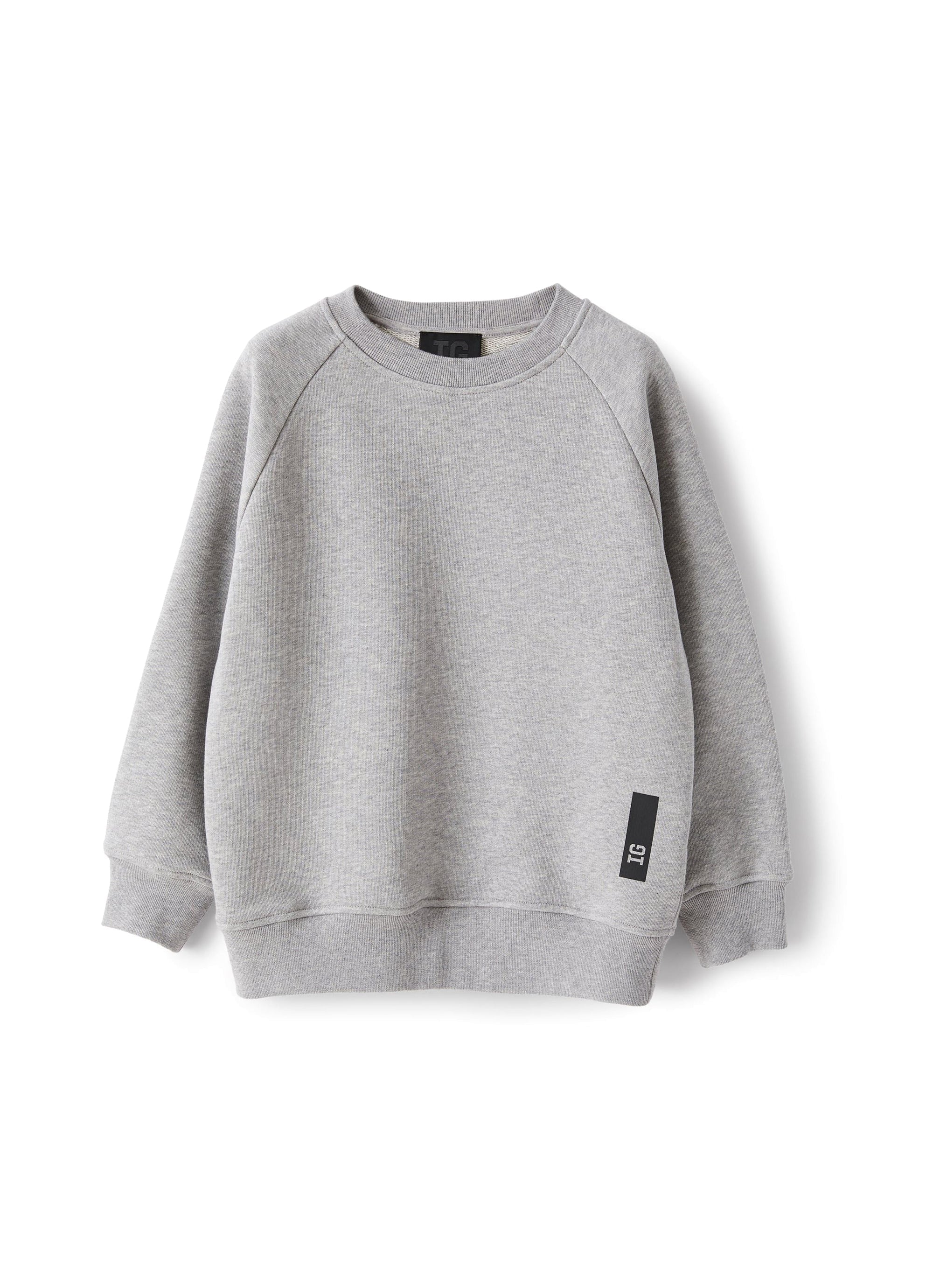 Round-neck sweatshirt - Cloud Grey