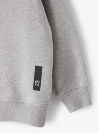 Round-neck sweatshirt - Cloud Grey