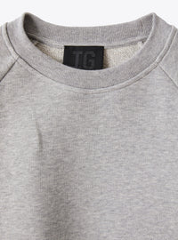 Round-neck sweatshirt - Cloud Grey