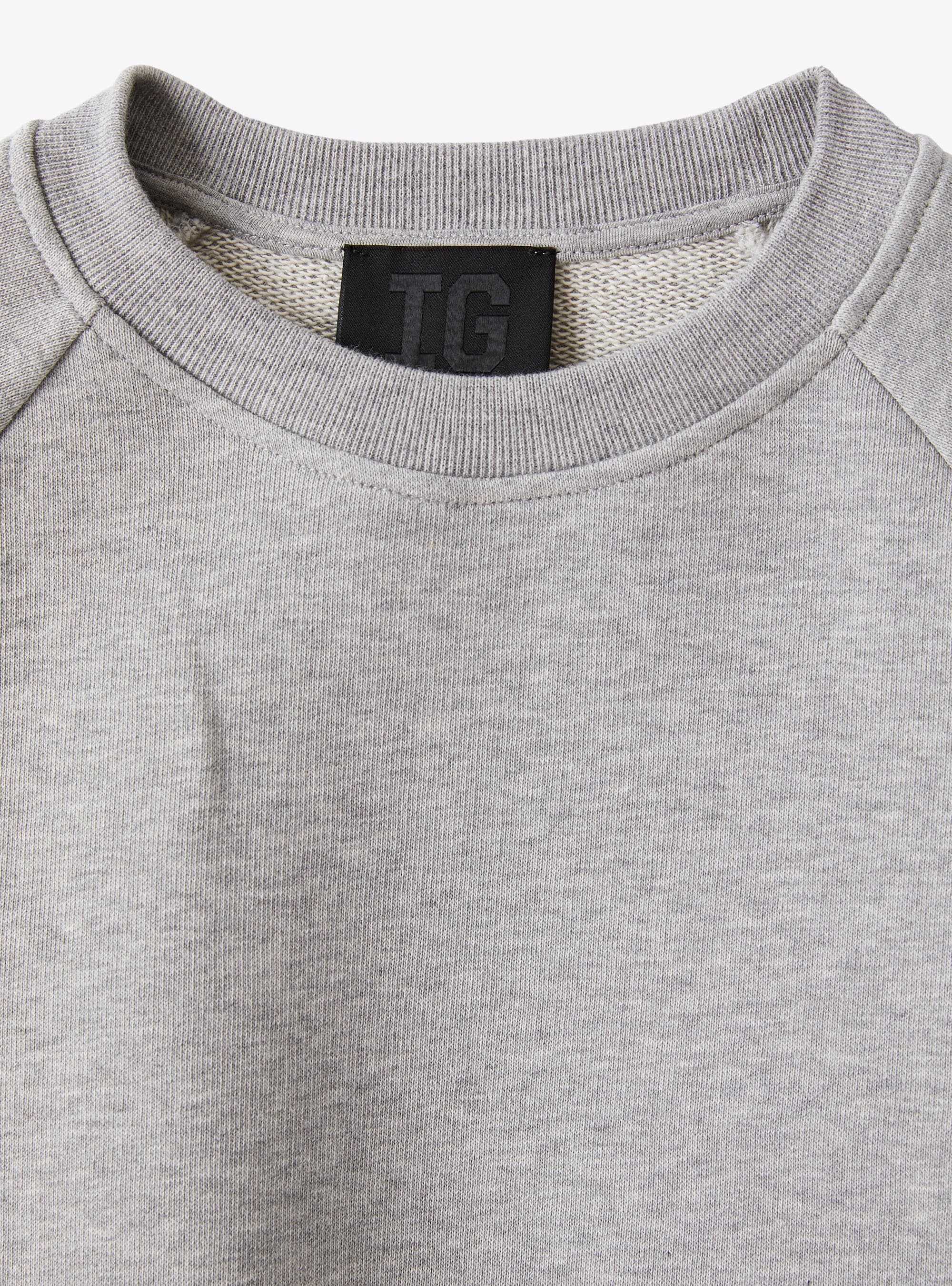 Round-neck sweatshirt - Cloud Grey