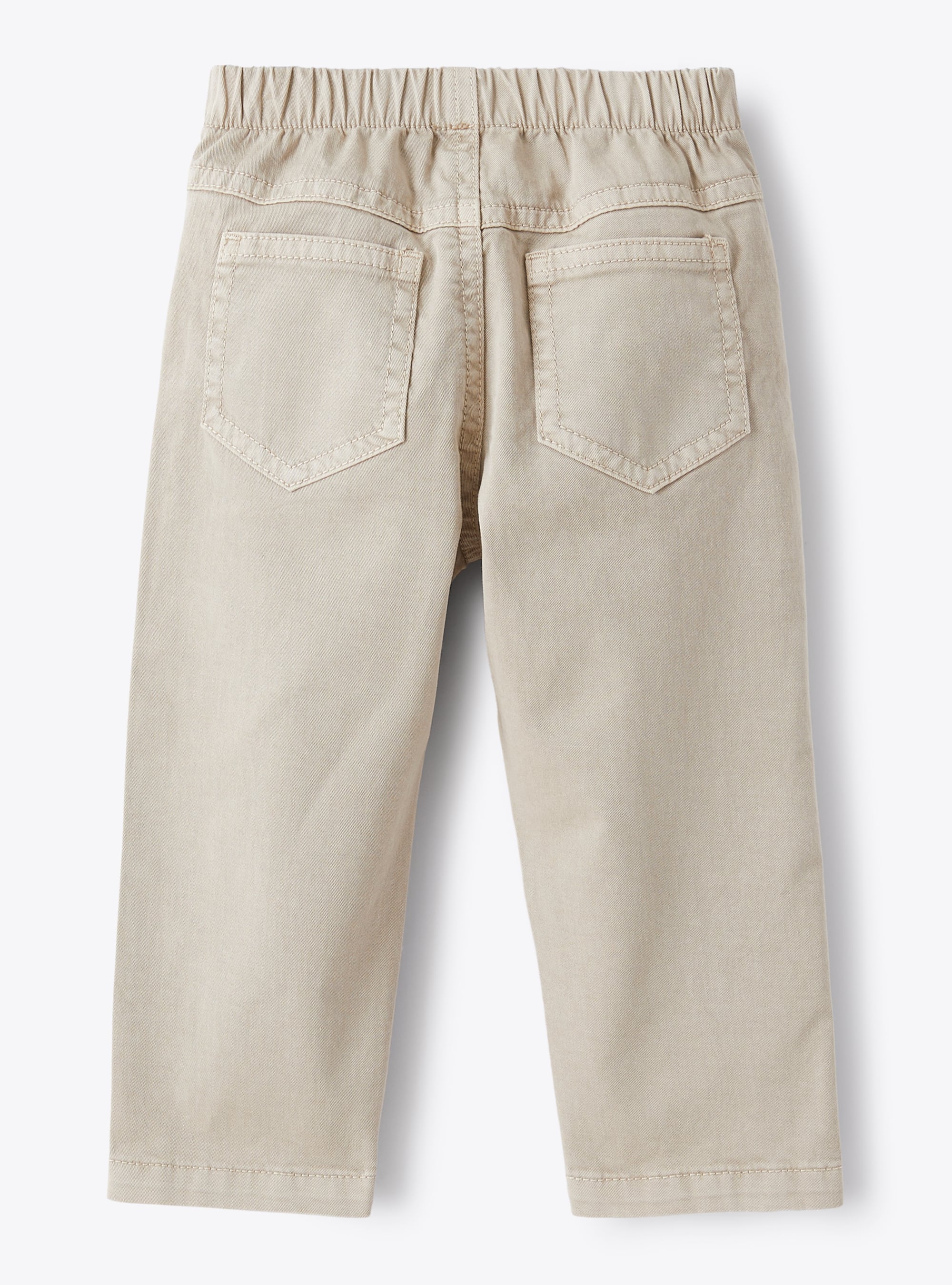 Zip fly trousers - Sand