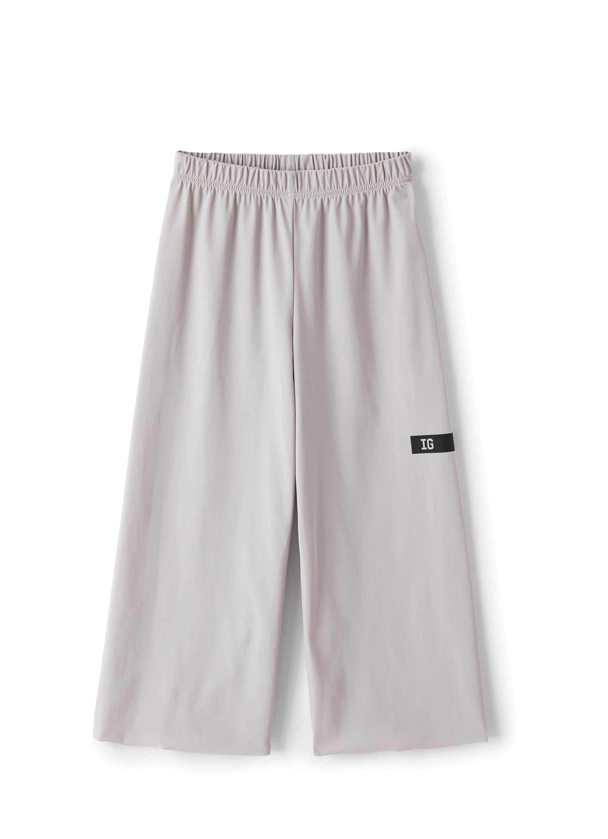 Loose-fitting long trousers - Grey Green