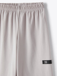 Loose-fitting long trousers - Grey Green