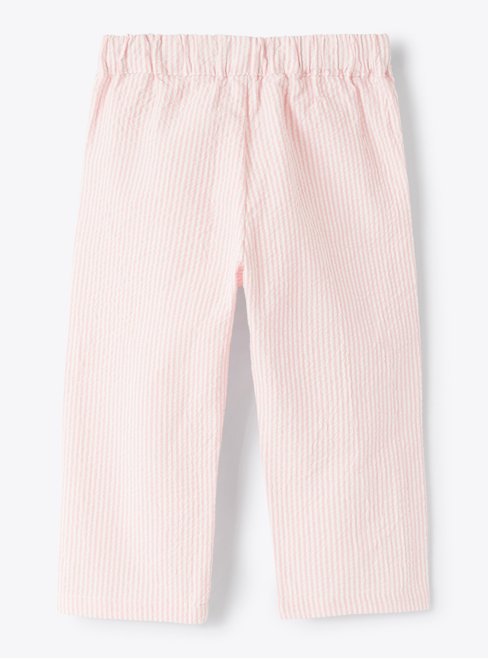 Regular crepon trousers - Pink