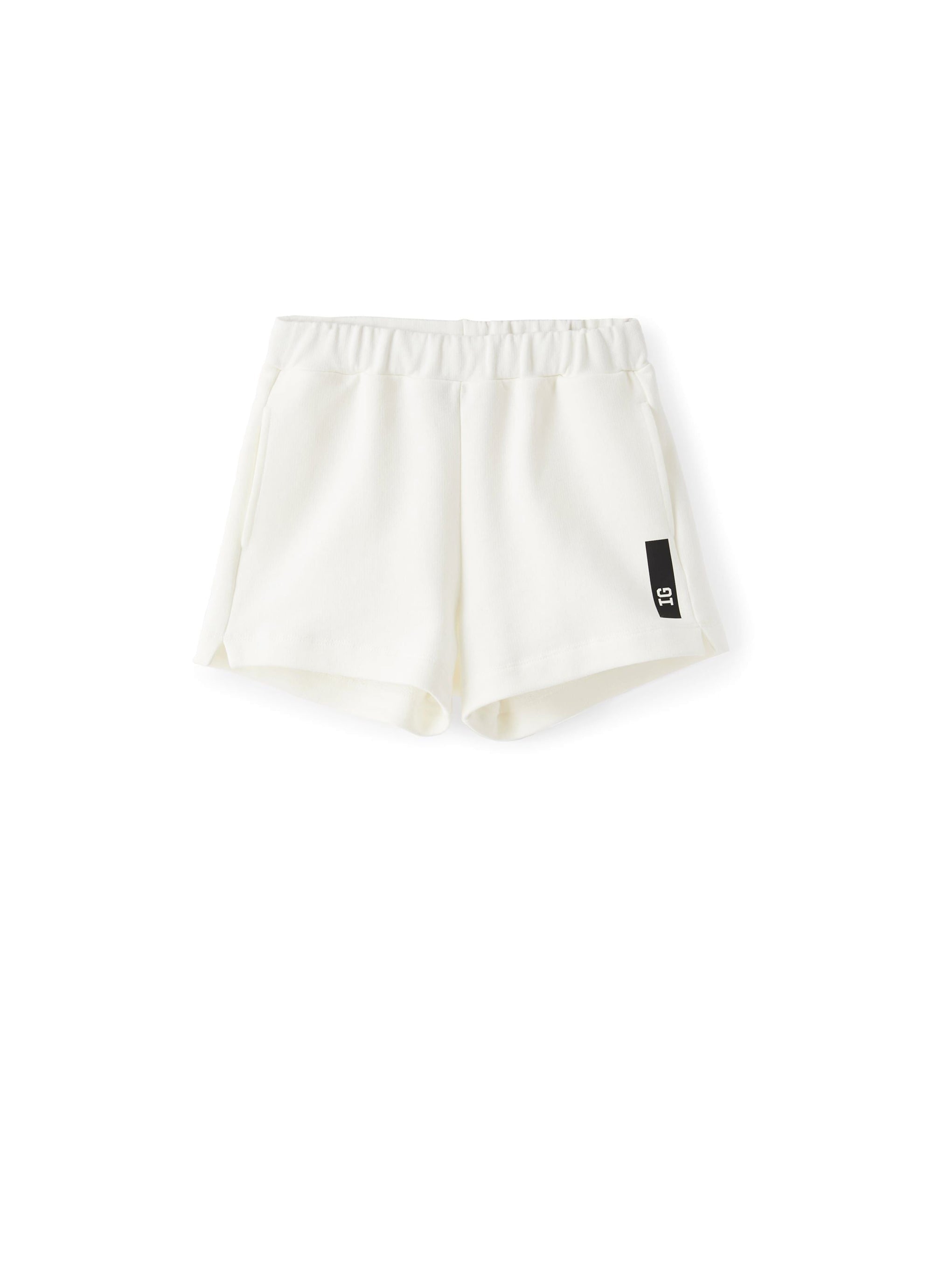 Fleece shorts - Milk
