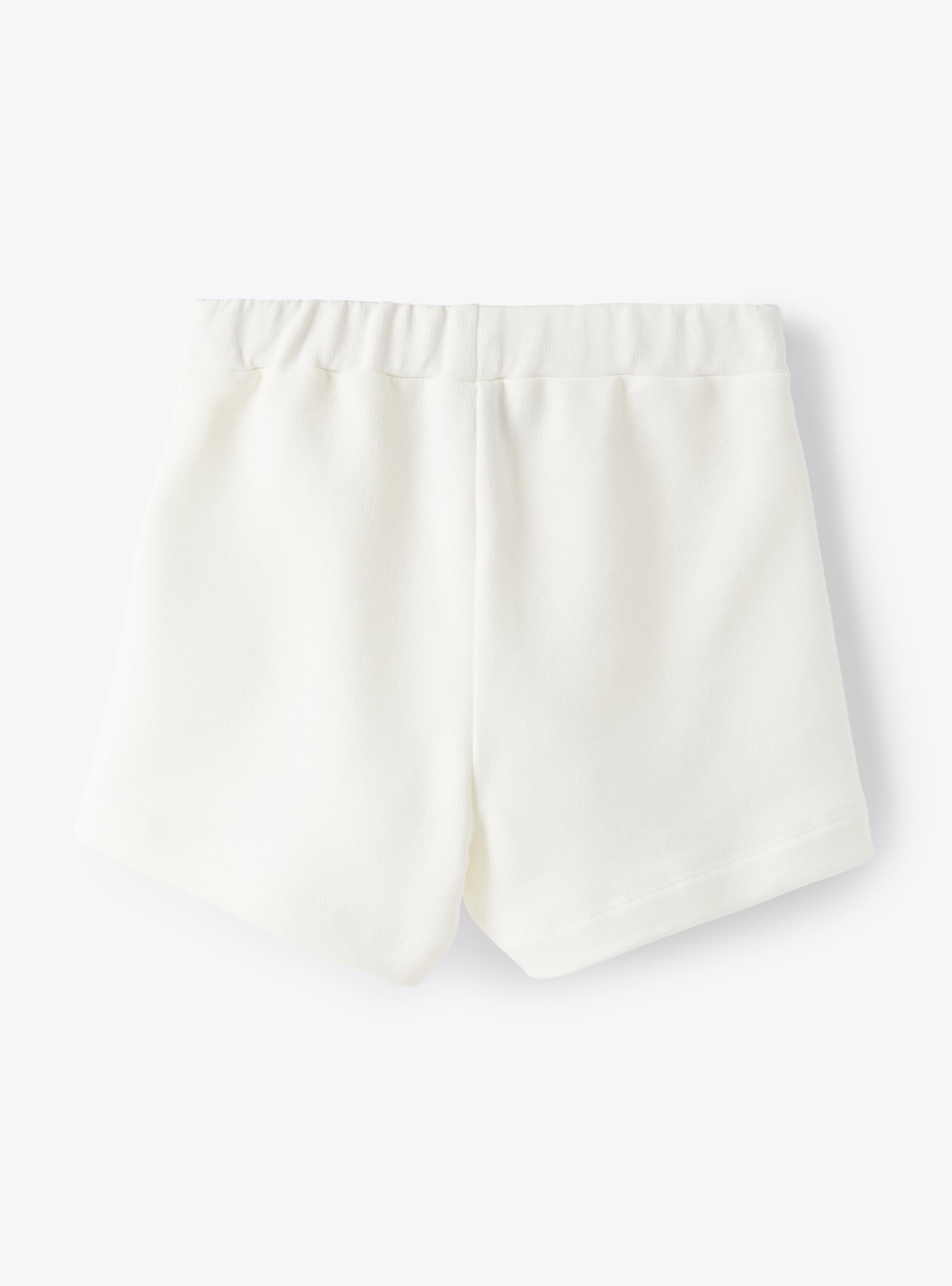 Fleece shorts - Milk