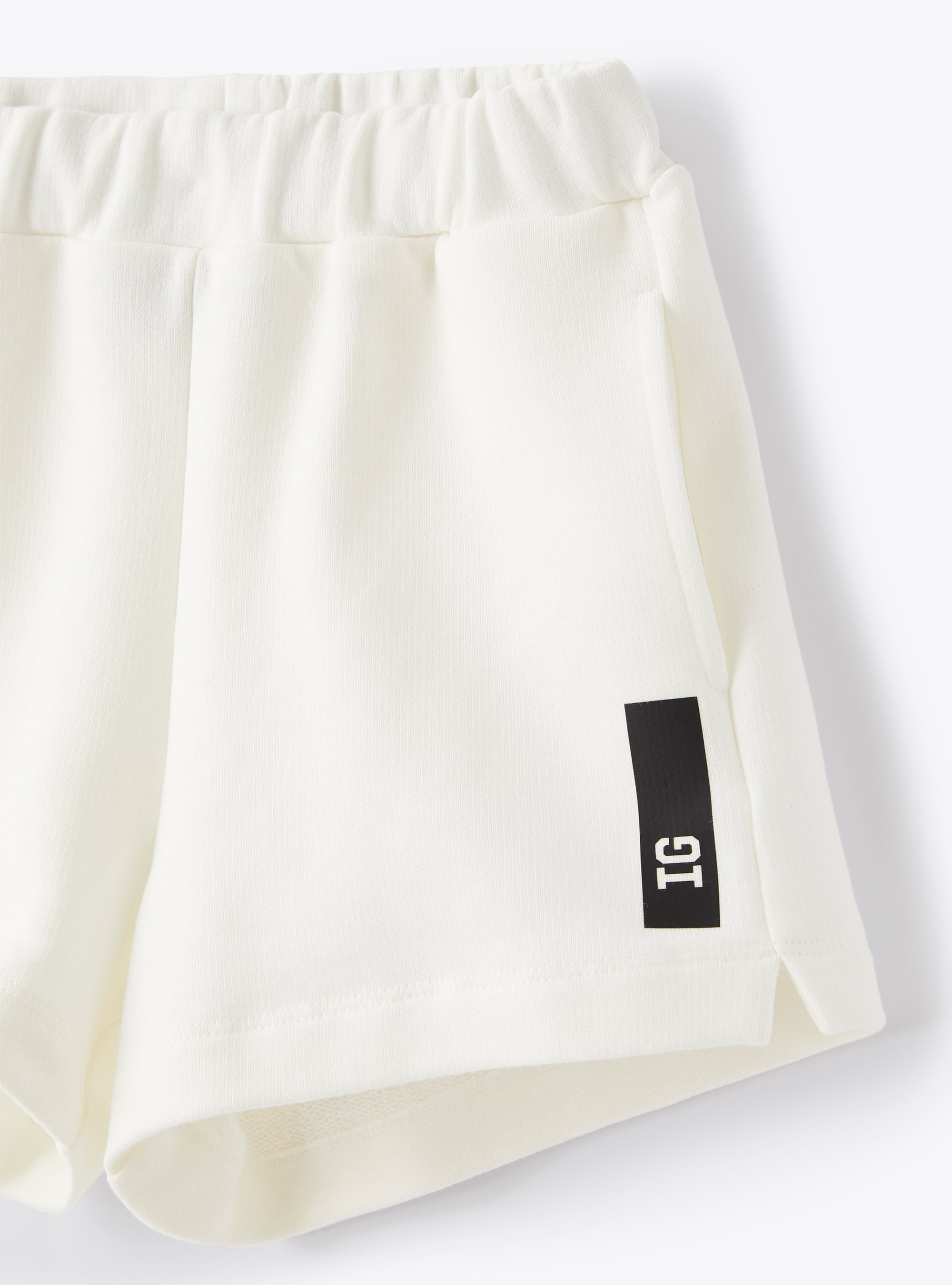 Fleece shorts - Milk