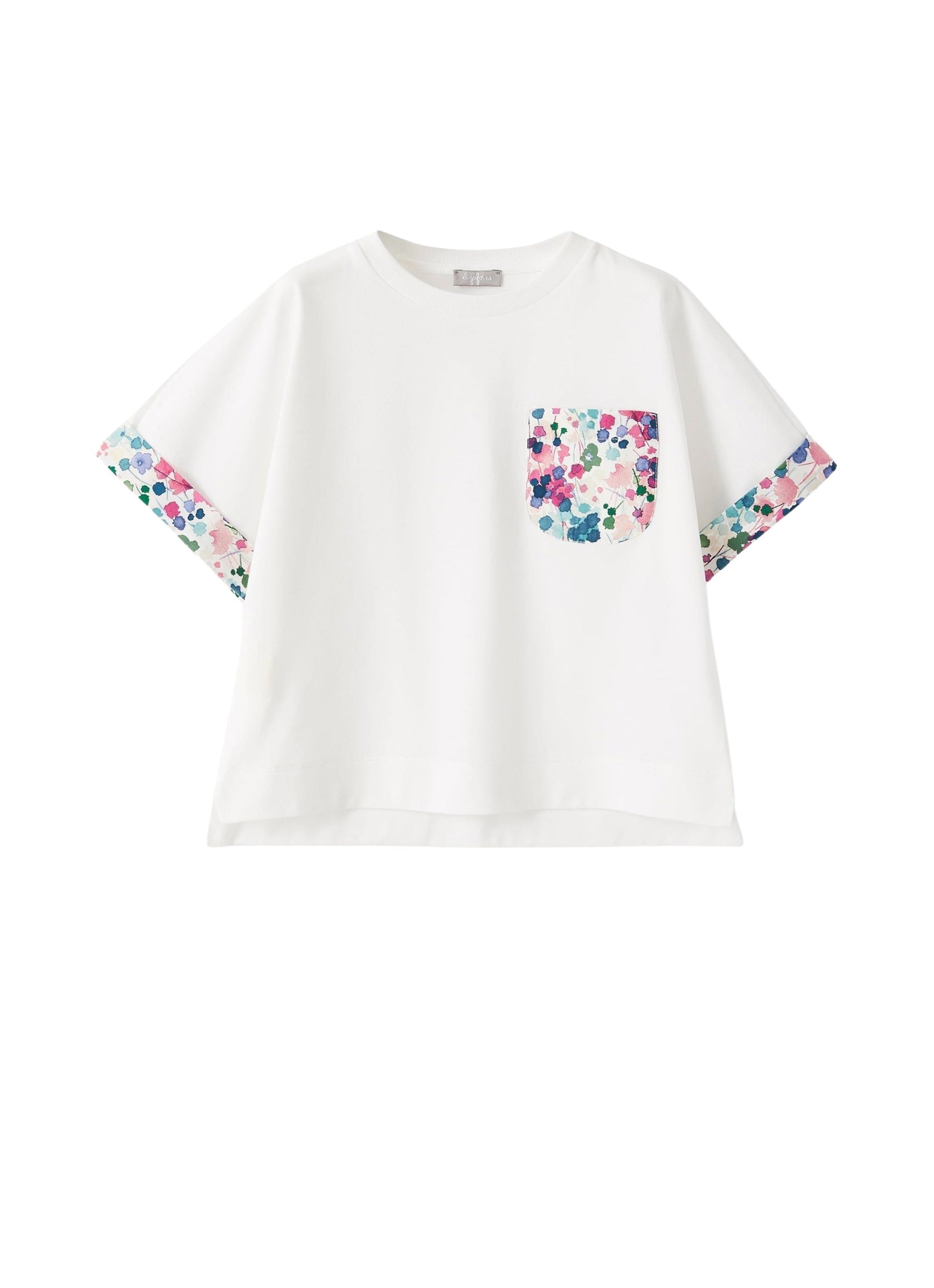 T-shirt with patch pocket - Cyclamen Pink